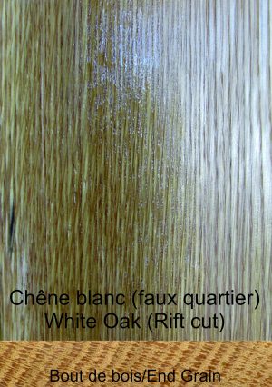 Chêne blanc, sur rive